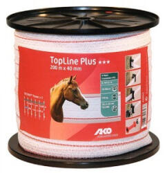 AKO TopLine Plus szalag 200m, 40mm, fehér/piros (449554) - platinashop