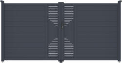 G21 Marion 350x173 cm kétszárnyú kapu, antracit (G21-BAMAR-173) - platinashop