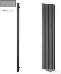 Radeco TORGET PLUS 3 1200x334 design radiátor, MERKURY 3 (metál világosszürke) színben (Radeco_TORGET_PLUS_3_MERKURY3)