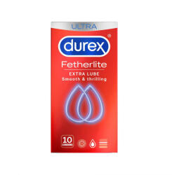 Durex Óvszer Durex Thin Feel Extra Lubricant, 10 db