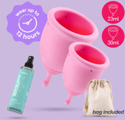 Crushious Menstruációs csészék Crushious - Minerva S+L, táskával és játéktisztítóval