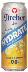 Dreher 24 Hydrate 0, 5L Mangó-Citrom Ízű 0% Alkoholmentes Sör (DRS)*