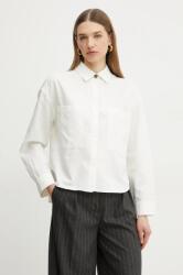 Giorgio Armani pamut ing női, galléros, bézs, relaxed, XW000097 AF10820 - bézs L