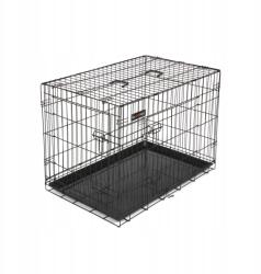 Songmics Szállítóketrec állatoknak Liwia L 91 cm fekete (SGM-PPD36H)
