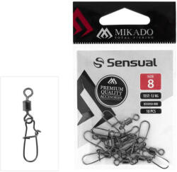 Mikado Fastlock 6 Fekete Nickel Forgókapocs 10 db (HX3050-006)