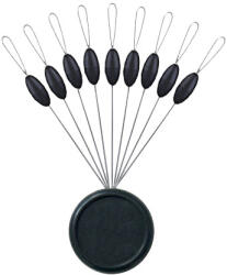 Sakura Oval Sinker Stopper 0, 24mm Ütköző 9db (SAPAL1008S-BLK)