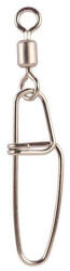 Mustad SS Rolling W/ Insurance Snap 1/0 5db Forgókapocs (M8195100)