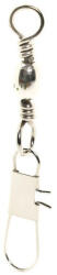Mustad Barrel Swivel With Interlock Snap 10×B2 10db Forgókapocs (M8270010)