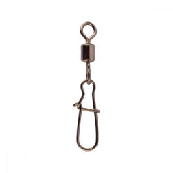Mustad Power Rolling Swivel W/ Duo Lock 8 10db Forgókapocs (M8225008)