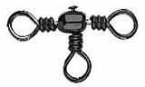 Mustad Barrel Three Way Cross Swivel 12 10db Triplaforgó (M8275012)