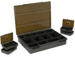 FOX EOS Carp Tackle Box Loaded Large Szerelékes Doboz (CBX097) - tacklebait