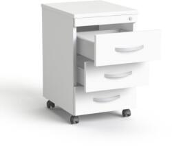 MAYAH Görgős konténer 3 fiókos Mayah Freedom SV-18 fehér (IBXF18F)