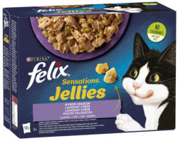 Purina FELIX Sensations Felnőtt macska alutasak - vegyes válogatás 12 x 85g