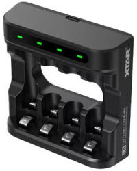 XTAR L4 1, 2V Ni-Mh 1, 5V Li-ion AA ceruza AAA mikro akkumulátor töltő (Xtar-L4)