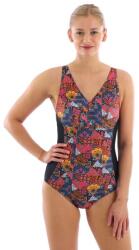 Spin India karcsúsító egyrészes fürdőruha, keleties mintájú, 4XL