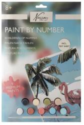Flair Tablou de colorat după numere 33, 5x23, 8 cm - Flamingo (139071-05474)