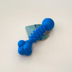Gumibuzogány, csörög 15cm - KÉK
