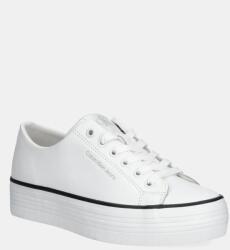 Calvin Klein bőr sportcipő BOLD VULC FLATF LOW LTH IN fehér, YW0YW01633 - fehér Női 39