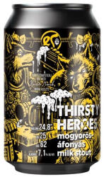  Etyeki Thirsty Heroes mogyorós-áfonyás milk stout 0, 33l 7, 1%