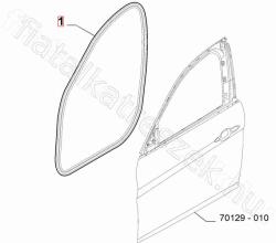 FIAT eredeti Ajtókéder első Giulia ALFA ROMEO GIULIA (50543587)