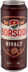 Borsodi 0, 5l bivaly világos sör dob 6, 5% DRS