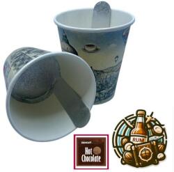 GRANCAFÉ Hot Chocolate rumos-dió - Grancafé - InCup, egyadagos rumos-diós ízesítésű forró csokoládé, papírpohárban - 30 db - 166, 5 Ft/db