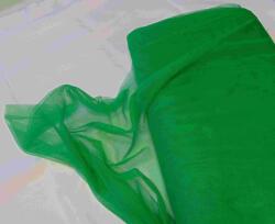  mezőzöld tüll dekoranyag (1, 5 m széles)