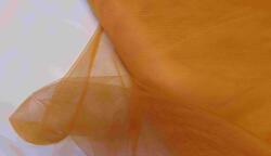  rozsdabarna tüll dekoranyag (1, 5 m széles)