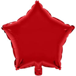 Mezőfi Team Kft Fólia lufi, 46 cm, csillag, piros