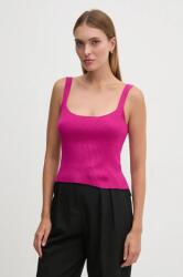 Benetton felső rózsaszín, női, sima, 1090DH019 - rózsaszín S
