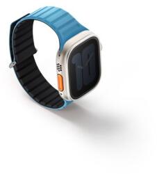 Uniq Revix Evo mágneses Apple Watch szíj, 49/45/44/42MM, kék/fekete - domshop