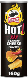 Pringles Hot Flamin Cheese sajtos ízű csípős chips 160g