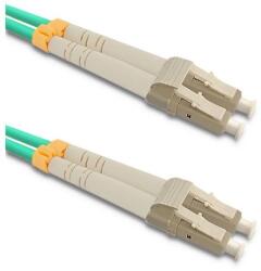 Qoltec Patchcord optikai kábel LC/UPC - LC/UPC | Multimódusú | 50/125 | OM3 | Duplex | 5m (54078)