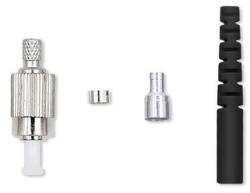Qoltec FC Optikai Szál Csatlakozó | Multimódusú | 3.0mm | Szerelőkészlet | 200db (54455)
