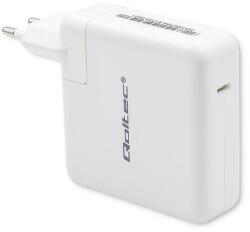 Qoltec Gyors töltő 96W | 5-20V | 3-4.7A | USB C PD | Laptop | Okostelefon | Fehér (51709)