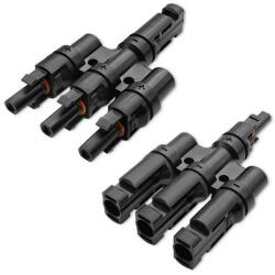 Qoltec Napelem Csatlakozó | MC4 csatlakozó | T típus | 1000V | 30A (52600)