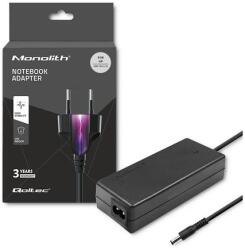 Qoltec tápegység HP laptophoz 40W | 19V | 2.1A | 4.5*3.0+pin | +tápkábel (51512)