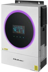 Qoltec Hibrid Napelemes Inverter Off-Grid 4kVA | 4kW | 120A | MPPT | LCD | Wi-Fi | BMS | Színusz (53874)
