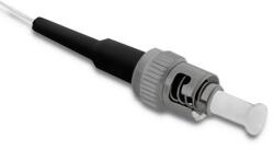 Qoltec Pigtail optikai szál ST/UPC | Egymódusú | 9/125 | G652D | 2m (54123)