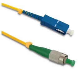 Qoltec Patchcord optikai szál FC/APC - SC/UPC | Singlemódusú | 9/125 | G652D | Simplex | 15m (54305)