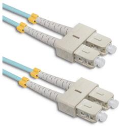 Qoltec Patchcord optikai szál SC/UPC - SC/UPC | Multimódusú | 50/125 | OM4 | Duplex | 5m (54355)
