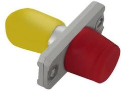 Qoltec Adapter optikai hibrid FC/UPC - ST/UPC | Simplex | Multimódusú (54156)