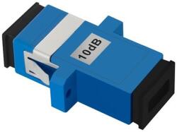 Qoltec Szűrő optikai szál SC/UPC(F) - SC/UPC(F) | Egymódusú | 10dB (54193)