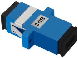 Qoltec Optikai szálas csillapító SC/UPC(F) - SC/UPC(F) | Egymódusú | 3dB (54190)