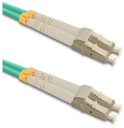 Qoltec Patchcord optikai kábel LC/UPC - LC/UPC | Multimódusú | 50/125 | OM4 | Duplex | 5m (54346)