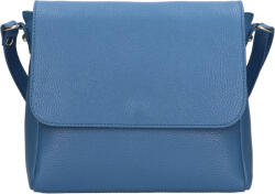 Italia Női bőr crossbody kézitáska Italia Nikka - kék