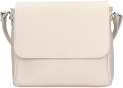 Italia Női bőr crossbody kézitáska Italia Nikka - krémes