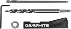 GRAPHITE Set gaurire POCKET tip buzunar, 5 piese, Graphite (55H251) Burghiu