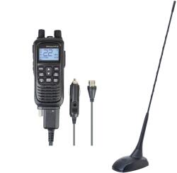 PNI Kit Statie radio CB portabila PNI Escort HP 82, multi standard, 4W, 12V, AM-FM cu antena CB PNI Extra 48 (PNI-PACK131) - eldaselectric Statii radio
