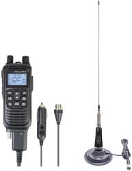 PNI Kit Statie radio CB portabila PNI Escort HP 82, multi standard, 4W, 12V, AM-FM cu antena CB PNI LED 2000 (PNI-PACK122) - eldaselectric Statii radio